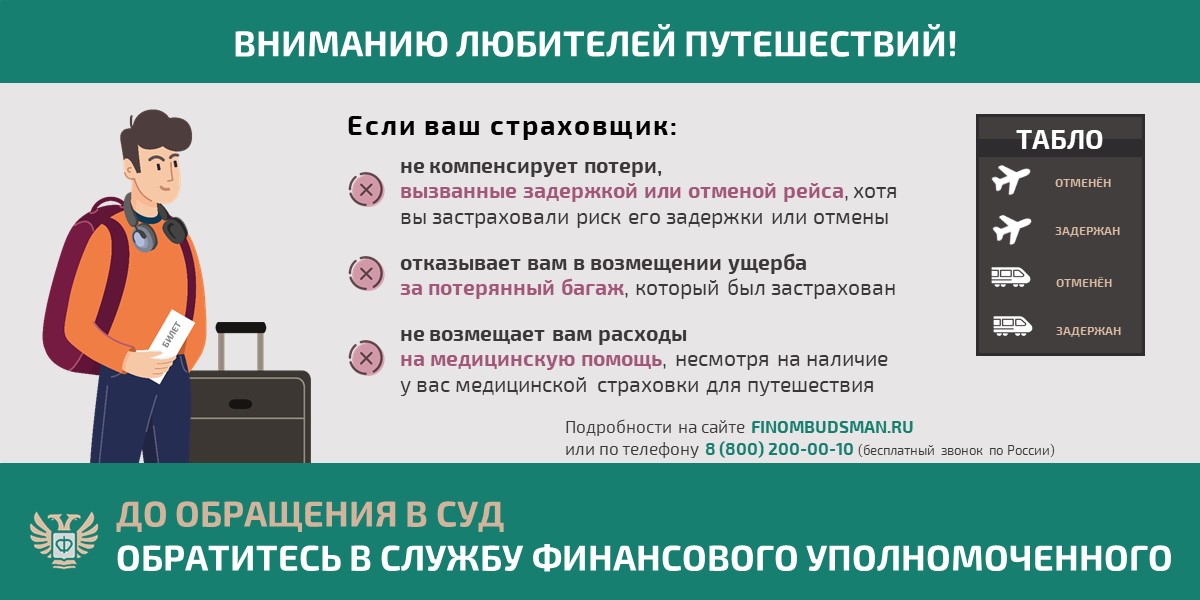 Информация для любителей путешествовать: решение спора со страховой организацией без суда.
