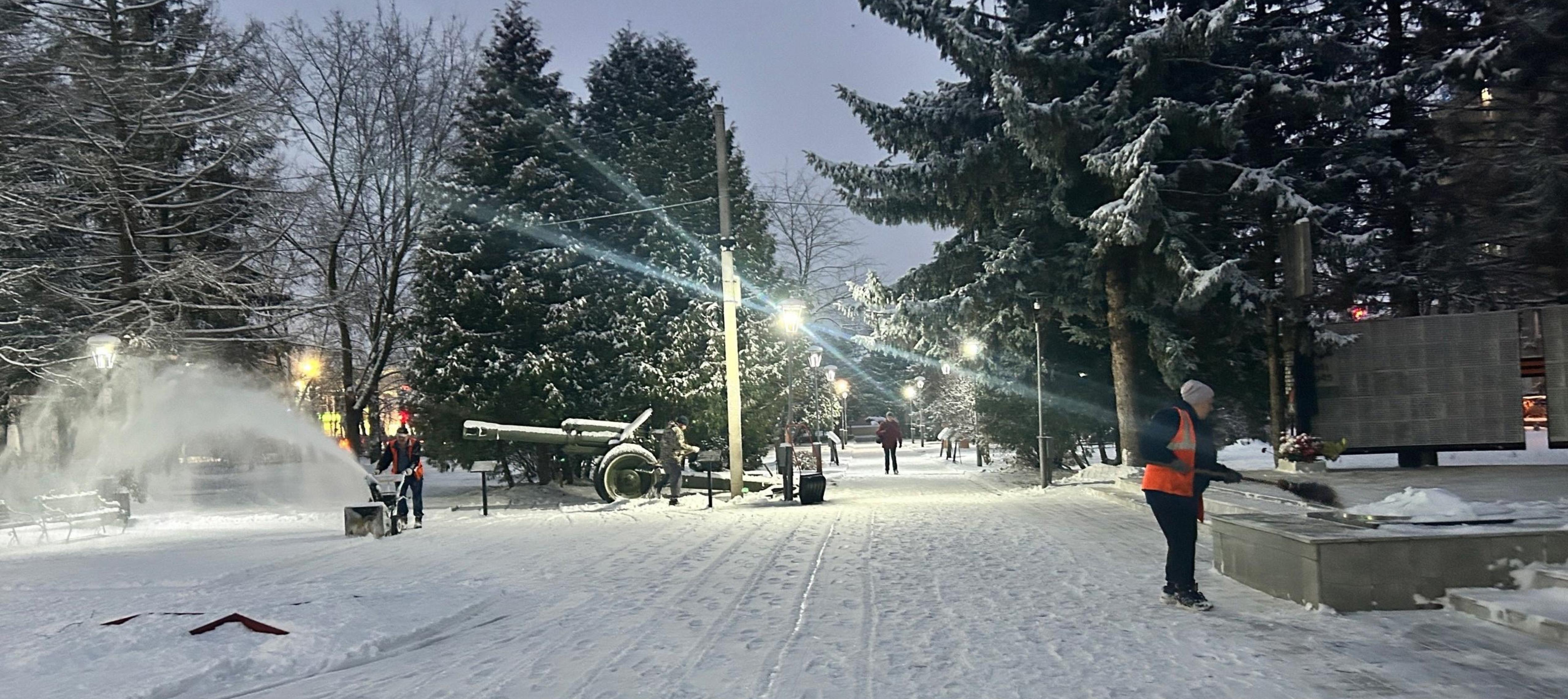 Городские службы готовы к приходу зимы.