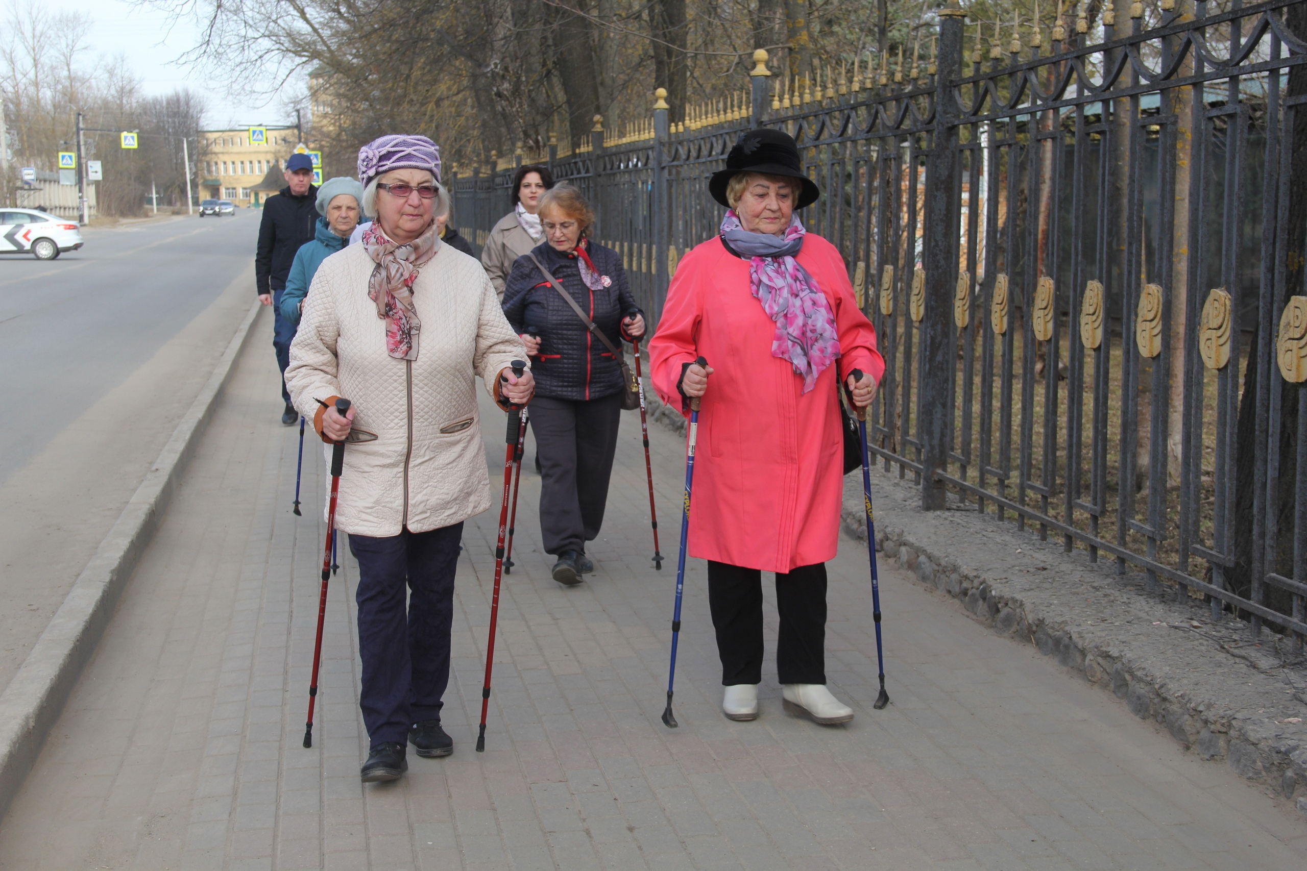 Прогулку для здоровья совершили серебряные волонтеры.
