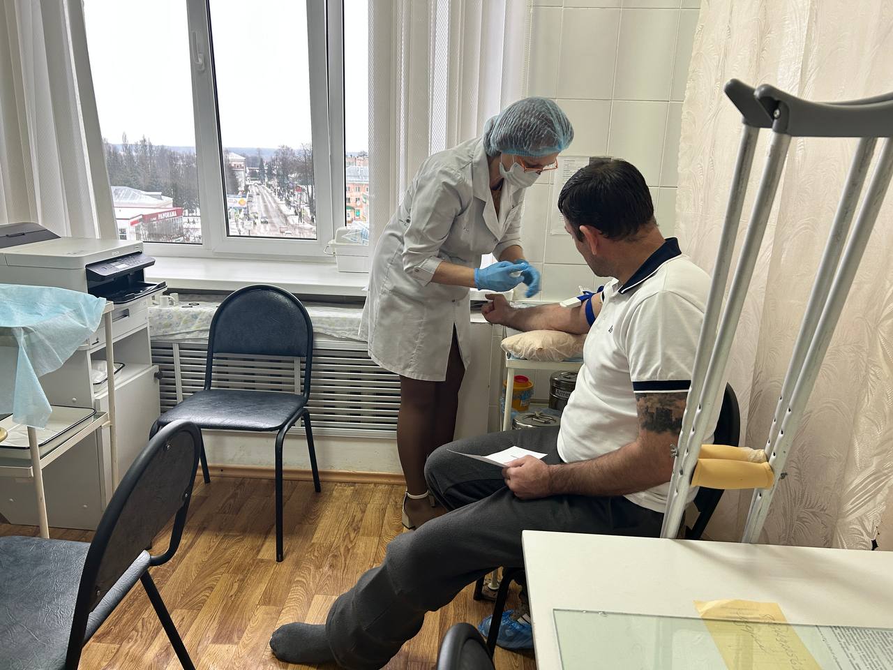 Центр здоровья в Родниковской ЦРБ провёл &quot;День здоровья&quot; для ветеранов СВО и семей участников СВО.