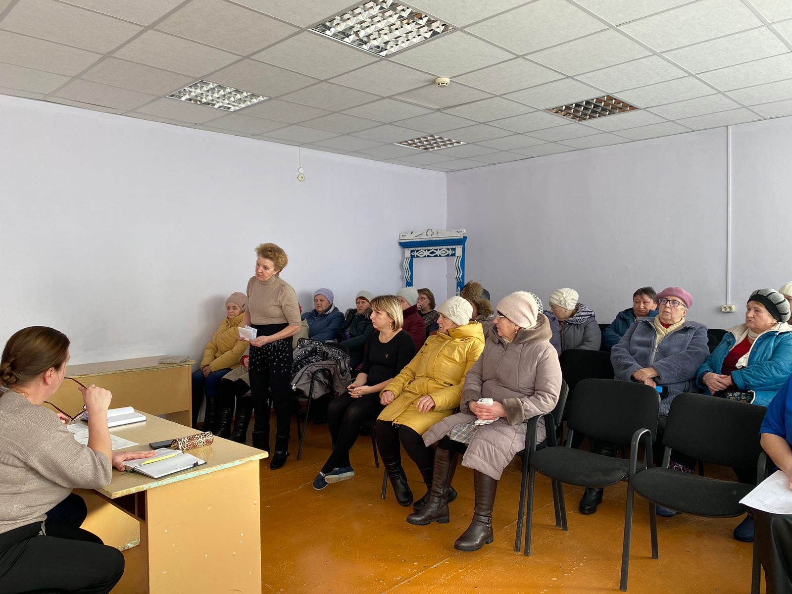 Встреча с жителями с.Постнинский.